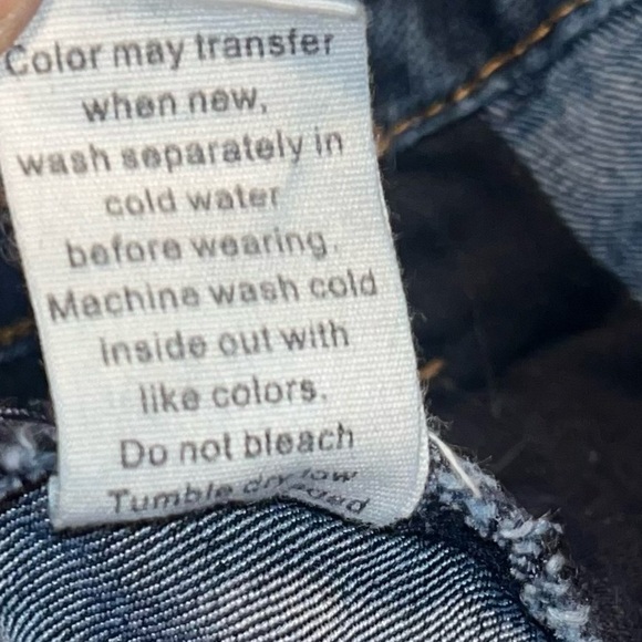 Blue Asphalt Dark Skinny Jeans Juniors 11 Regular - Picture 11 of 11